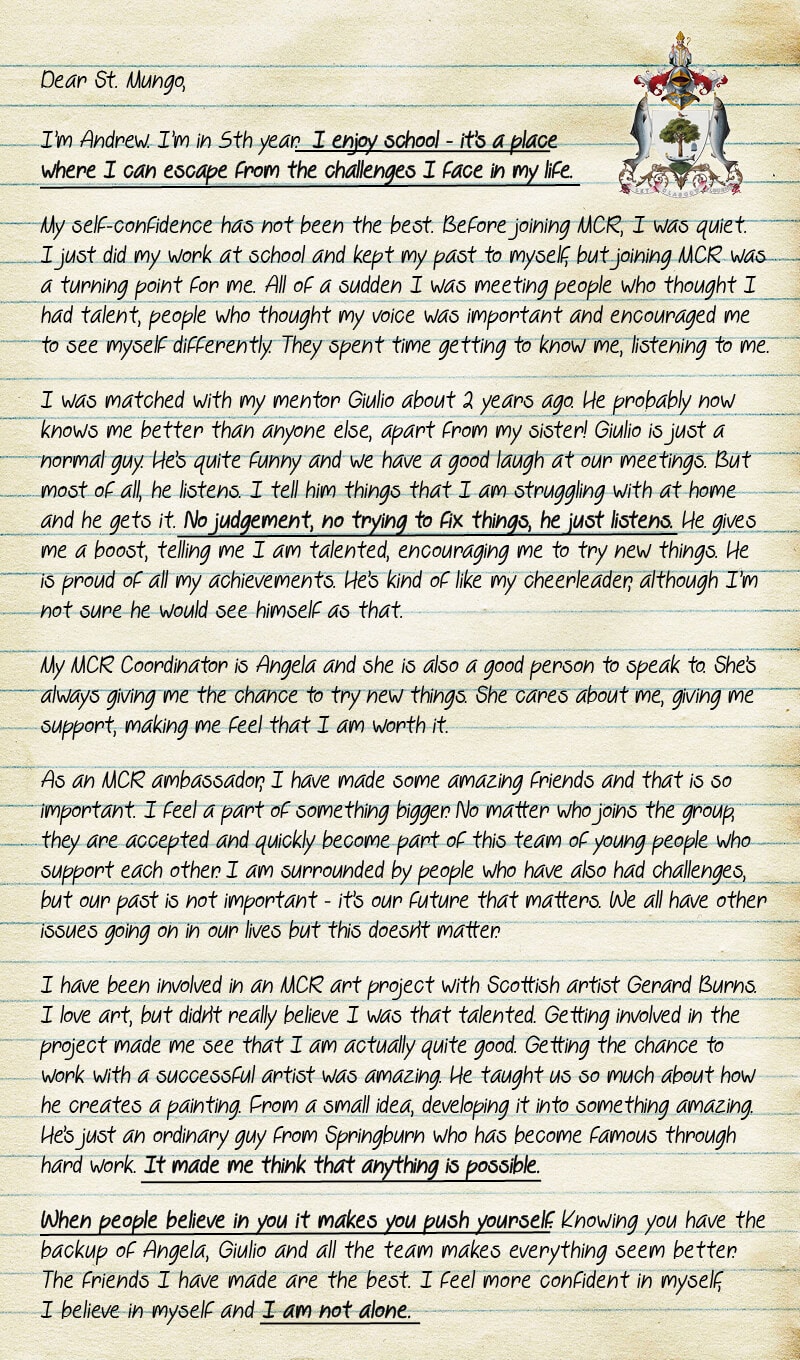 Andrews Letter