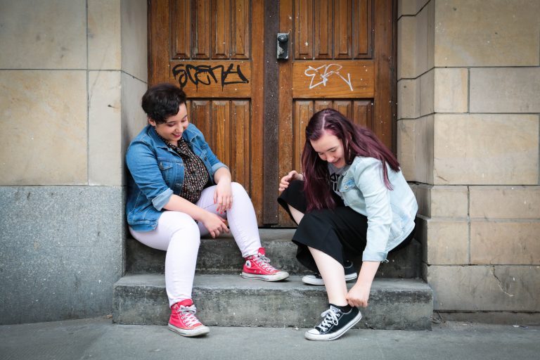 Lauren & Sinead - They bonded over having similar pasts, through their friendship and by the feeling that they belong to each other.