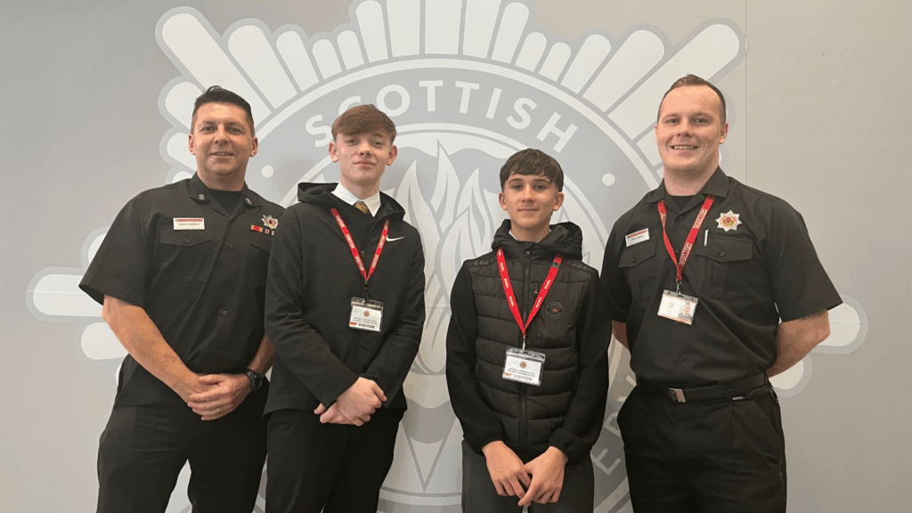 From left to right (mentor and mentee picture) - Craig Connelly, Ben, Oliver and Ryan Howie.